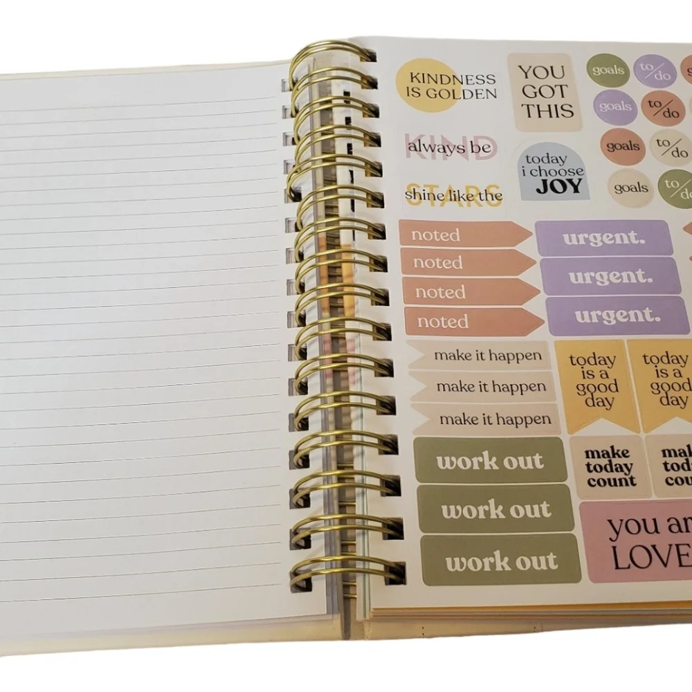 Eccolo 18 Month Weekly/Monthly Planner Spiral Bound Hardcover New